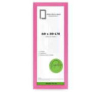 MND Dealings | Luxury Design (60 x 30 CM) MDF Pink Poster Frame | 600 x 300 mm Frame for Christmas, Wedding, Birthday, Couple Gifts 24X12 Inch - [ Pink ]