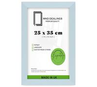 MND Dealings | MDF Picture Frame (25 x 35 CM) Ideal for Art Gallery, Home & Office Wall Décor, Vertical & Horizontal Display, Sleek MDF Wood Texture [ Light Grey ]