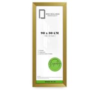 MND Dealings | MDF Poster Frame (90 x 30 CM) Ideal for Art, Home & Office Interiors, Portrait & Landscape Display, Premium Engineered Wood Finish [ Gold ]