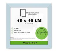 MND Dealings | Signature Light Grey Collection (40 x 40 CM) Poster Frame | MDF Wood Finish 16" x 16" | Square | for Homes or Offices Decor [ Light Grey ]