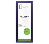 MND Dealings | Stunning MDF Poster/Photo 38 x 13 Inch Purple Frame |Solid Engineered Wood Crystal Clear HD Perspex | Wall Gallery Décor (95 x 33 CM) - [ Purple ]
