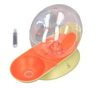 MNDPOAATY Automatic Cat Water Dispenser 2.8L, Gravity Pet Waterer for Cats and Dogs, Large Capacity Detachable Plastic Filter System, Snail Shape Design for Indoor Use, Easy to Clean and Ref (Green)