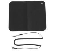 MNDPOAATY Grounding Pad, Earthing Mat for Computer, Reduce Static Electricity and Stress, 25x30cm PU Material with Grounding Wire, Anti - Static Mat for Office and Home Use