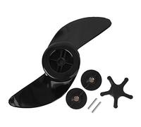 MNDPOAATY QP05014B Marine 2 Blades Motor Boat Propellers, Electric Outboard Engine Blade Replacement, T34 Plastic Propeller for Diving and Boating, Lightweight Anti - Rust Wear - Resistant D