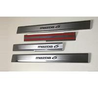 mne parts for Mazda 6 GJ-GL 2012 + 4 pcs Chrome Door Sill Protector stainless steel.