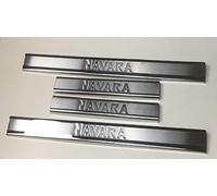 mne parts for N.. Navara D40 2004+ 4 pcs Chrome Door Sill Protector stainless steel.