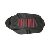MNEUEQ Breathable cover ATV Ribbed Rubber Motorcycle Waterproof Seat Cover Anti-slip Grain Pattern For Y&amaha For Raptor 700 R 2006-2021(Rosso)