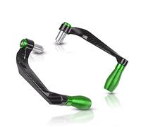 MNEUEQ Fairing Guard Motorcycle Lever Guards Falling Protection Accessories for Kawasaki for Ninja 250 300 400 2013 2014 2015 2016-2019(Green)