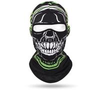 MNEVZX Balaclava Cycling Full Face Mask Snowboard Skull Balaclava Neck Warmer Motorcycle Men Bandana Running Scarf ski mask(S30)