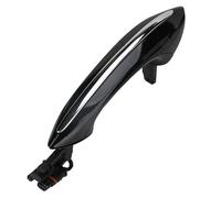 MNEVZX Car Door Latch Handle Silver Color A83 Car Outside Exterior Door Handle Keyless Fit for BMW F07 F10 F11 520 525 530 535 51217231931 Door Panel Handles(Black Color LHD,Rear Left Side)