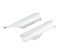 MNEVZX Fork Guards Front Fork Protector Covers Plastic Guards Fit For Honda CRF CR 125 250 450 R X RX CRF250 CRF450 CR125 93-2018 Fork Protectors(White)