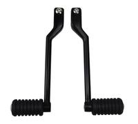 MNEVZX Motorcycles Left Heel Toe Shifter Shift Levers Fit for Harley Touring Heritage Softail Road King Davidson Electra Metal Gear Shifter Shift Lever(Black Left 1 Set)