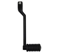 MNEVZX Motorcycles Left Heel Toe Shifter Shift Levers Fit for Harley Touring Heritage Softail Road King Davidson Electra Metal Gear Shifter Shift Lever(Black Left Front)