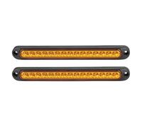 MNEVZX tailgate brake light 15 LED Brake Tail Light Rear Fit For Jeep Wrangler Fit For Nissan Pickup Car Truck SUV RV Universal(2pcs Yellow 3-PIN)