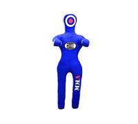 MNEX PRO FIGHTING MMA Grappling Dummy, for Judo, Wrestling, Brazilian Jiu Jitsu, Submission and Throwing UNFILLED 4ft (48") 5ft (60") and 6ft (72") (1, Blue, 5ft (60"))