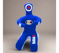 MNEX Pro Fighting MMA Grappling Sitting Dummy - Unfilled Blue & Black