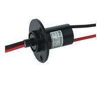 MNEXQML Large Current Wind Turbine Slip Ring, 2 Cables, 30 A, for Outer Diameter 22 mm