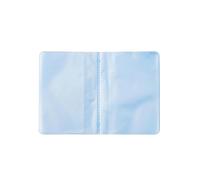 MNFPSJB 1 Pack Transparent Plastic Wallet Inserts for Credit Cards, Durable PVC Cardholder for ID, Membership & Credit Cards(10Pages 20 Slots & 10 Pages 10 Slots, 9.5 X 6.5 cm)