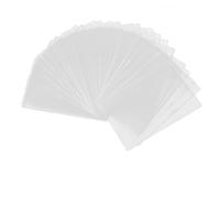 MNFPSJB 100 Pcs Penny Sleeves, 91 x 66mm Ultra-Clear Trading Card Sleeves, Transparent Plastic Card Protectors for Adult Collectors, Game Cards & Collectible Trading Cards