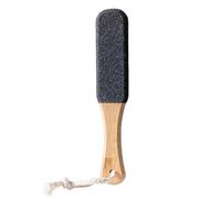MNFPSJB Black Foot File Pumice Stone, Professional Pedicure Rasp with Wooden Handle, Exfoliating Foot Scrubber for Hard Dead Skin, Calluses, Cracked Heels, Corns & Rough Skin