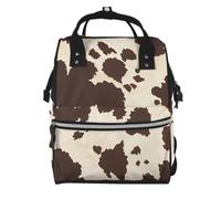 MNGBAN Large Capacity Cow Fur Print Print Mummy Backpack | climbing School bag Backpack Laptop College Book Outdoor Casual Daypack Travel