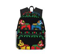 MNGBAN Runner Swedish Dala Horse Folk Print Casual Backpack Lightweight Bag | Laptop College Outdoor Casual Daypack Travel Season Boys Girls Middle Further Studies
