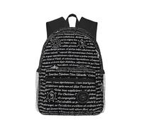 MNGBAN Supernatural Inspiration Print Casual Backpack Lightweight Bag