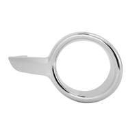 MNGNCBXWK 1Pc L/R Car Fog Light Cover Trim Chrome Plating ABS Plastic Front Bumper Fog Lamp Bezel For Peugeot 208 2012-2018 (Right 1608111480)
