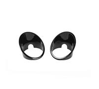 MNGNCBXWK ABS Car Front Fog Light Lamp Decoration Cover For Dodge For Challenger 2009 2010 2011 2012 2013 2014 Exterior Accessories (Black)