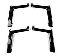MNGNCBXWK ABS Carbon Fiber Door Grab Handle Panel Decoration Cover Trim for 4Runner 2010 2011 2012 2013 2014 2015 2016 2017 2018 2019 2020 2021 2022 2023 Auto Inner Parts(Black)