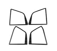 MNGNCBXWK For Ford For Focus 4 MK4 2019-2023 Door Speaker Audio Sound Circle Panel Frame Cover Trim Stainless Steel Car Accessories(Brushed black)