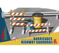 MNGSPS-013 - Meng Model 1:35 - Barricades and Highway Guardrail
