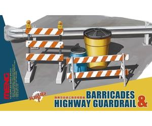 MNGSPS-013 - Meng Model 1:35 - Barricades and Highway Guardrail