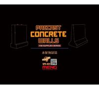 MNGSPS-031 - Meng Model 1:35 - Precast Concrete Walls (Resin)