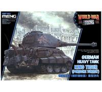 Meng WWT-003 Model - German King Tiger (Porsche Turret) World War Toons
