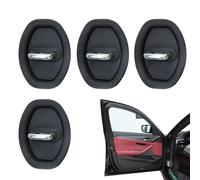 MNHCAC 8Pcs Car Door Lock Protectors, For MG HS II 2024 2025 Silicone Latches Guard Covers, Silent Shock Absorption for Noise Reduction,Black