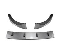 MNHCAC Car Front Bumper Lip For Audi A3 8Y S3 2021+, Car Front Bumper Lip Splitter Kit, High Toughness Front Spoiler Body,B/Carbon Fiber