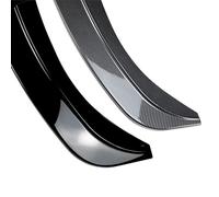 MNHCAC Car Front Bumper Lip For BMW 3 Series E90 E91 Early 320i 330i 2005-2008, Car Front Bumper Lip Splitter Kit, High Toughness Front Spoiler Body,B/Carbon Fiber