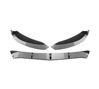 MNHCAC Car Front Bumper Lip For Mercedes-Benz C-Class W205 C180 C200 C260 2015-2018 AMG, Car Front Bumper Lip Splitter Kit, High Toughness Front Spoiler Body,B/Carbon Fiber