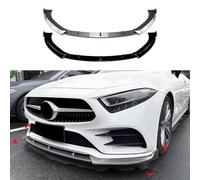 MNHCAC Car Front Bumper Lip For Mercedes-Benz CLS-Class C257 Early 2018-2021 AMG, Car Front Bumper Lip Splitter Kit, High Toughness Front Spoiler Body,B/Carbon Fiber