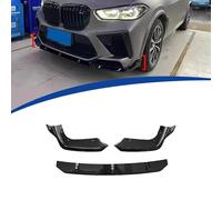 MNHCAC Car Front Bumper Lip For True X5M F95 Competition Model 2020-2023, Car Front Bumper Lip Splitter Kit, High Toughness Front Spoiler Body