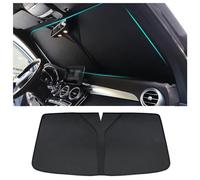MNHCAC Car Front Windshield Sunshade for Land Rover Range Rover Evoque,Windscreen Sun Shade Foldable Sunshade Blocks UV Rays Sun Visor Protector Accessories,Black