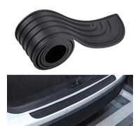 MNHCAC Car Rear Protector Guard Sticker for Audi A3 8P 8V 8X A4L A5 A7 Q3 Q3 Q5L A6L A8L, Bumper Protector Strip, Auto Rear Trunk Sill Plate Scuff Plate Strip,Black-9 * 104cm