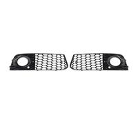 MNHUIKO Fog lamp covers Compatible With For A4 B8 2008 2009 2010 2011 2012 Mesh Fog Light Honeycomb RS4 Style Grill OEM: 8KD807681 8KD807682