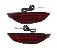 MNHUIKO Rear Bumper Reflector Compatible With Hyundai For Brio 2008 2009 2010 2011 2012 2013 2014 2015 Tail Reflector Brake Fog Lamp Turn Signal Car Rear Bumper Light
