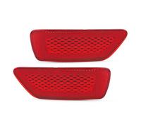 MNHYEWA Compatible With Dodge For Journey Crew 2011 2012 2013 For Crossroad 2014 2015 2016 2017 2018 Rear Left Right Bumper Light Reflector Cover Bumper Reflector Lights(A set)