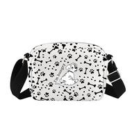 MNIGIU 101 Dogs Cartoon Movie Inspired Rolly Lover Gift I’m Hungry Cosmetic Bag Dalmatians Movie Fans Gift (B-crossbodybag)