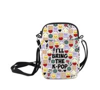 MNIGIU Cartoon Characters Crossbody Bag Korean Pop Music Lover Gift I'll Bring The K-pop Group Members Messenger Bag, Group Members Messenger Bag