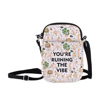 MNIGIU Funny Meme Shoulder Bag You're Ruining The Vibe Marcus Crossbody Bag Video Game Themed Gift Gamer Inspired Gift, You're Ruining the Vibe