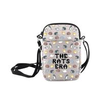 MNIGIU Funny Rats Messenger Bag Animal Themed Gift The Rats Era Crossbody Bag Mouse Lover Gift Mouse Shoulder Bag, The Rats Era